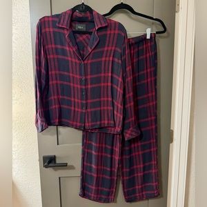 Rails Plaid Pajamas Black Cherry XS